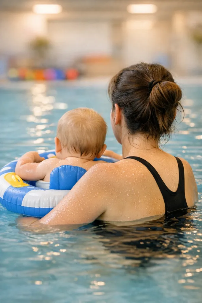 Babyschwimmen ab ca.  5–11 Monate